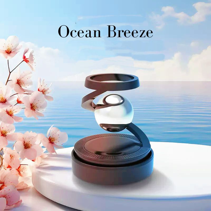 Interstellar Solar Car Diffuser: Rotating Air Freshener