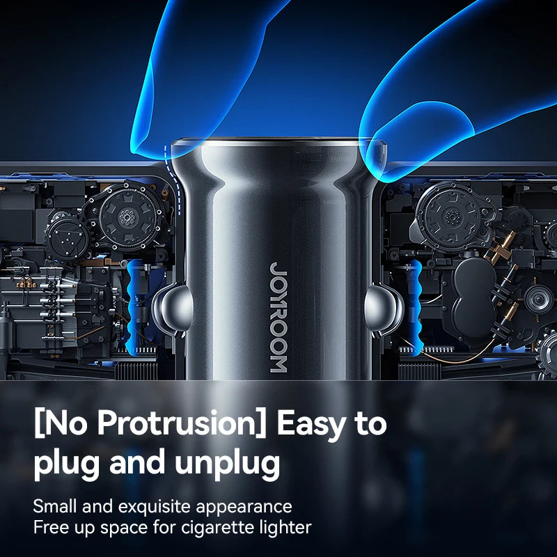 30W Mini Car Charger PD QC3.0 USB Type-C Fast Charging Car Charger Dual Ports Phone Charger For iPhone Samsung