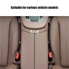 2PCS Car Seat Gap Filler – Premium Silicone, Blocks Falling Items, Safe for Kids & Pets
