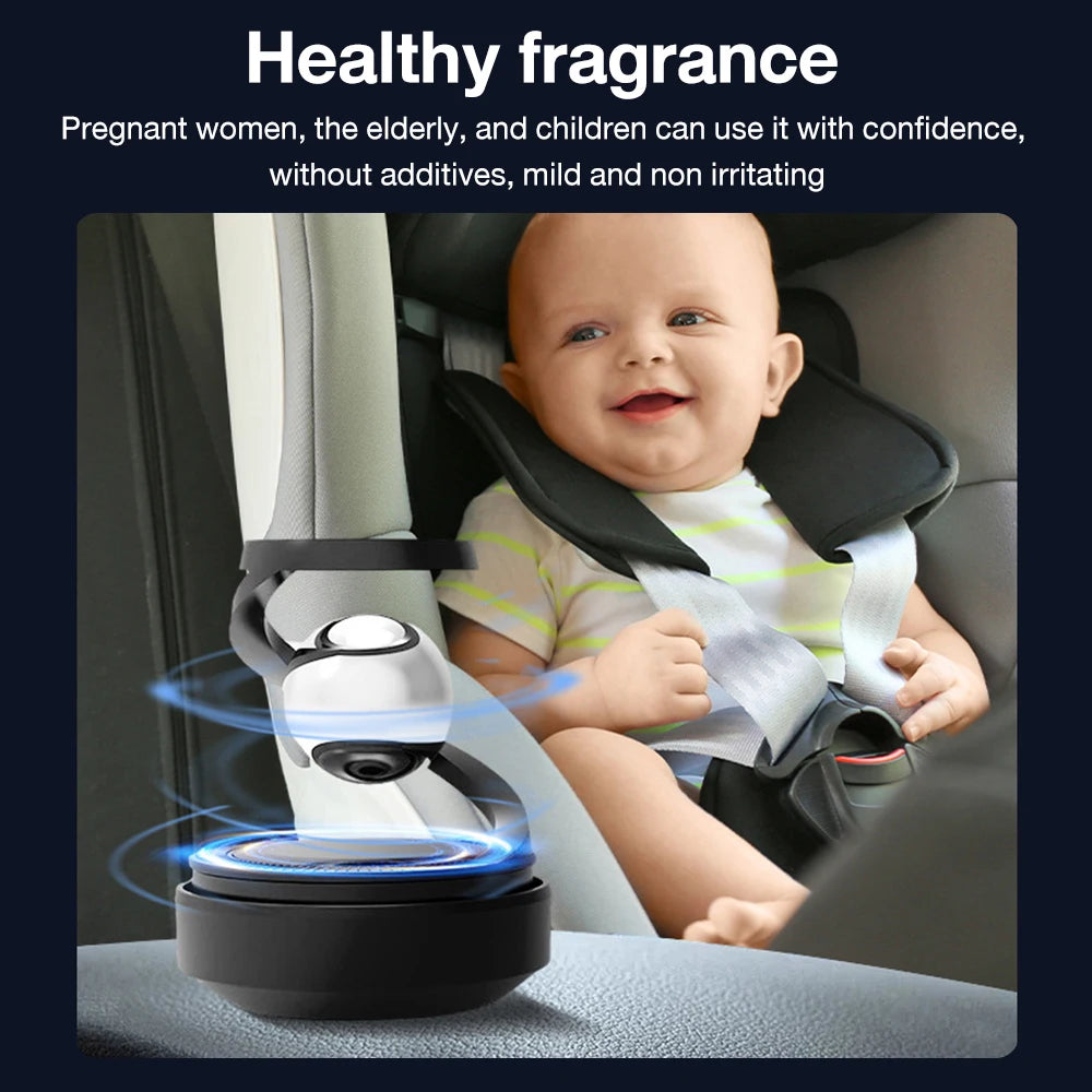 Interstellar Solar Car Diffuser: Rotating Air Freshener